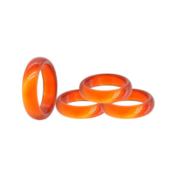 4Pcs Carnelian Ring
