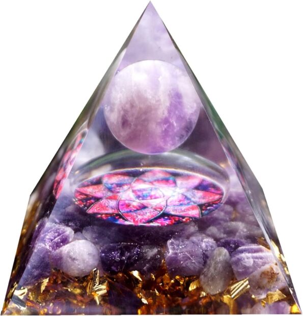 Amethyst & Blue Quartz Pyramid – kryptstone.com
