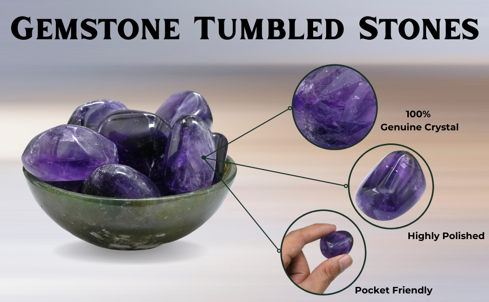 crystal tumbled stone bulk