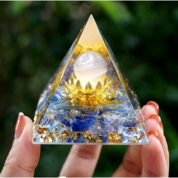 Rose Quartz Obsidian Pyramid