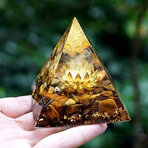 Rose Quartz Obsidian Pyramid - Image 5